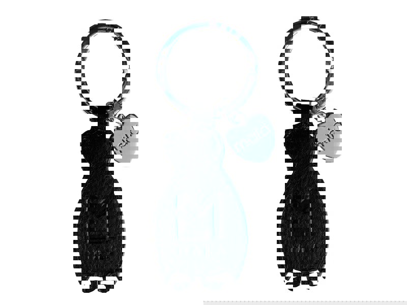 Mala Leather Puffin Leather Keyring