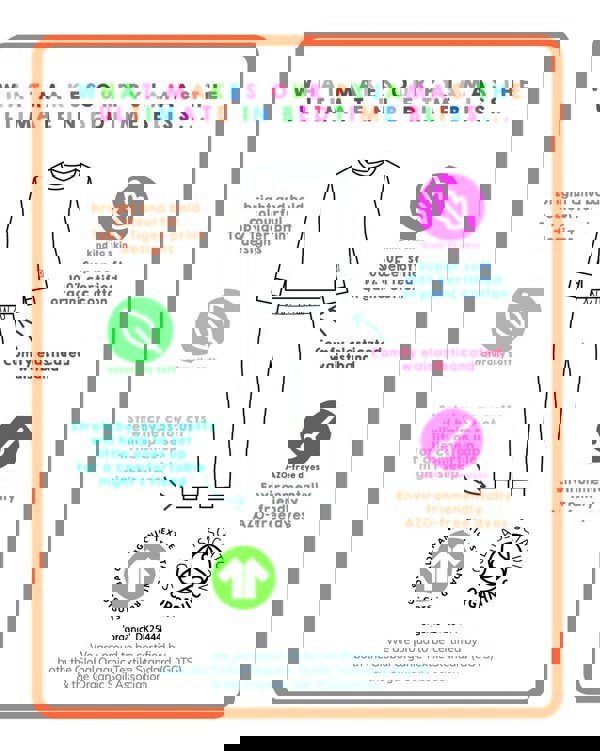 Organic Pink Flower Print Pyjamas - Toby Tiger