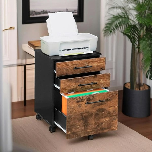 Rafaelo Mobilia 3 Drawer Filing Cabinet