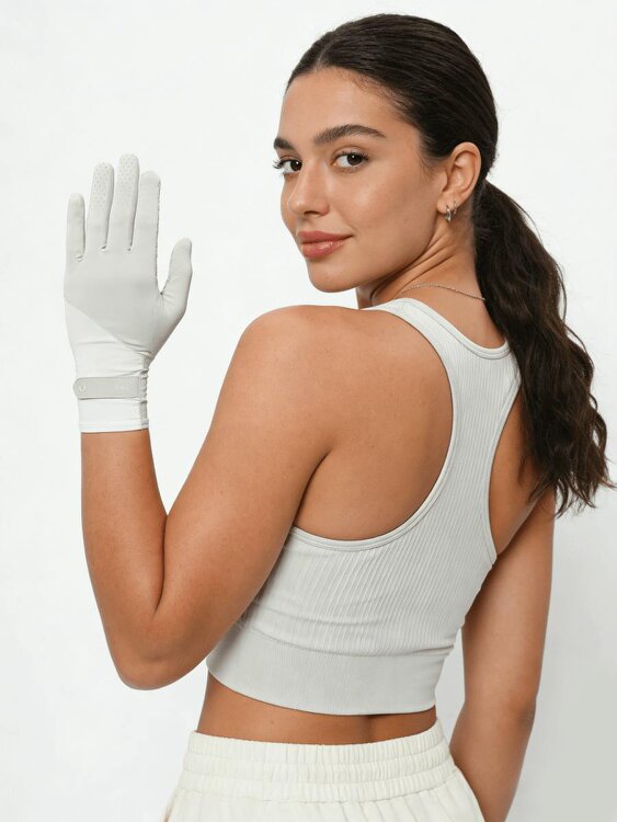 Anniou UPF 50+ Color-Block Anti-Slip Gloves