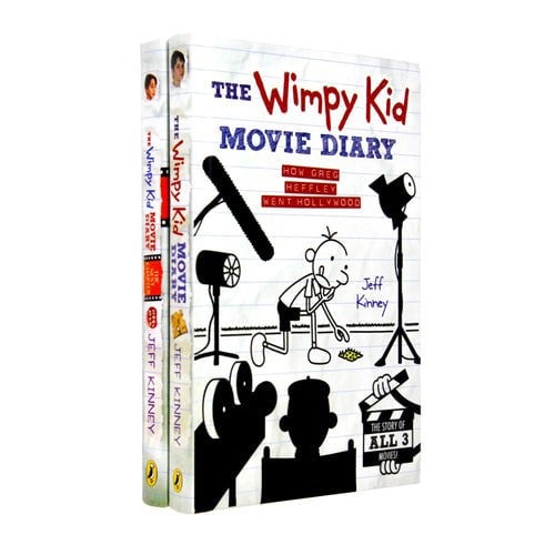 Pengiun The Wimpy Kid Movie Diary Collection 2 Books Set By Jeff Kinney