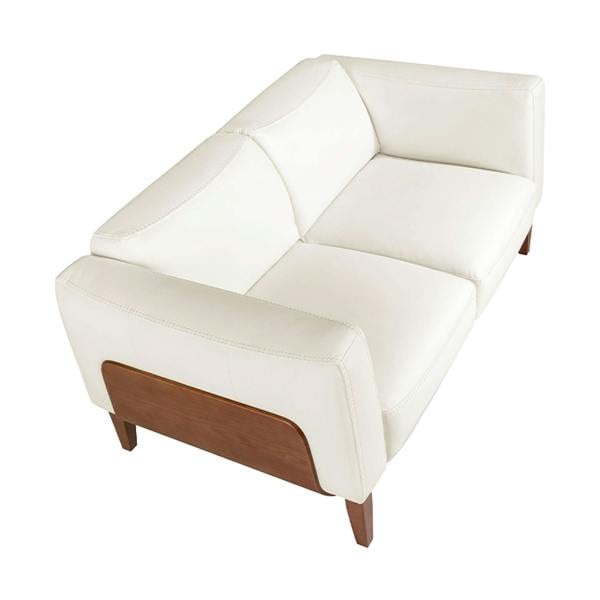 Angel Cerdá White leather sofa 6115/6118