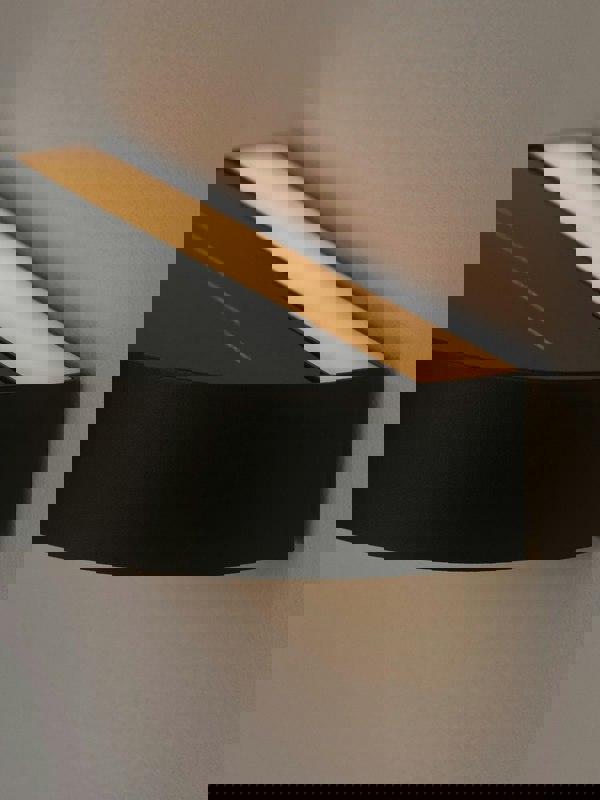 Nordlux Monay Round Solar | Wall light | Black