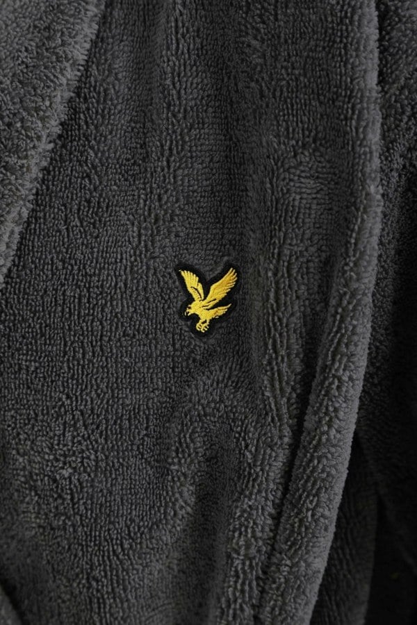 Lyle & ScottGown/BathrobeLucas Towelling Bathrobe, Granite GreyBoxers & Briefs