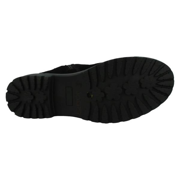 Spot On Ladies Spot On Low Lace Up Ankle Boot with Inside Zip F51206
