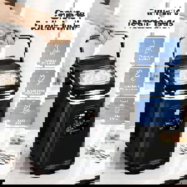 Spector Countertop Ice Cube Maker Machine 12Kg Automatic 2 Size Self Cleaning