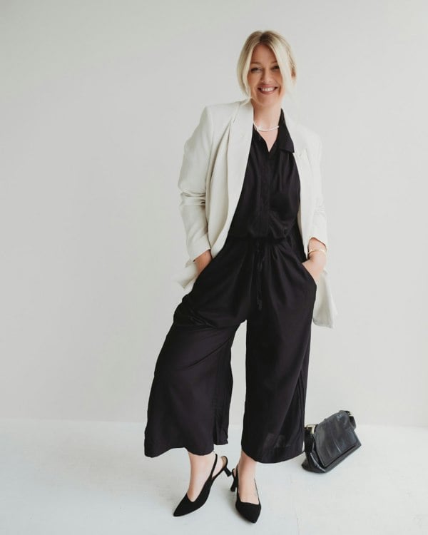 Iris Black Jumpsuit- image 3