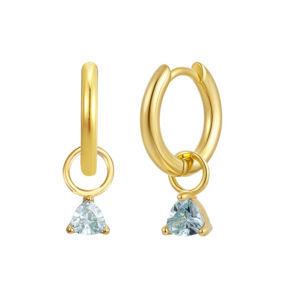 Gold Trip September Birthstone Earring Charm