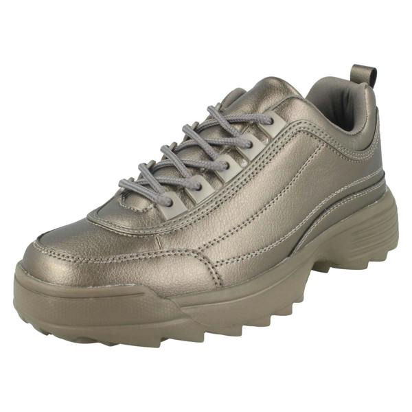 Reflex Ladies Reflex Lace Up Chunky Trainers