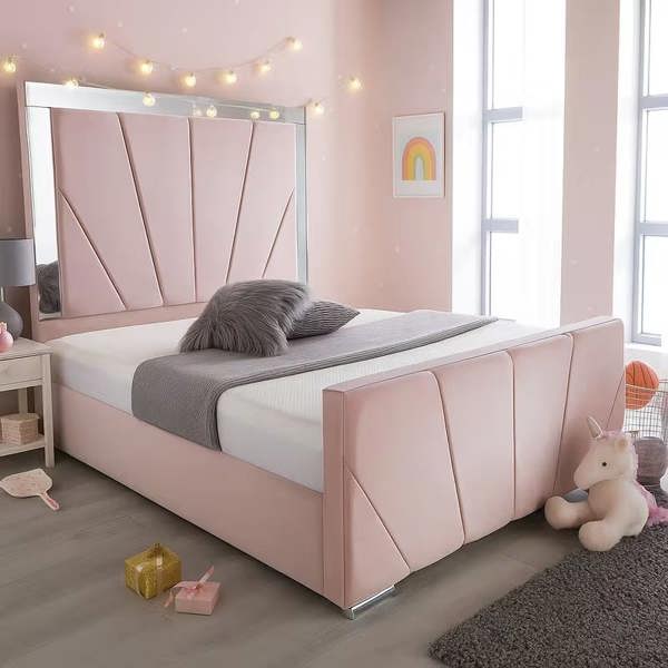Paradise Beds Sunrise Mirrored Bed Frame