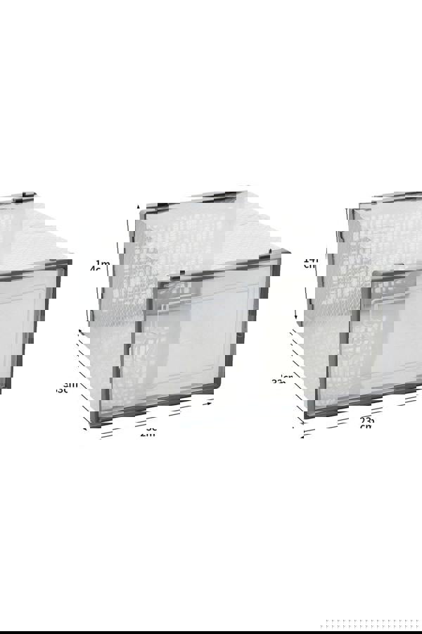 Living and Home 12Pcs Stackable Foldable Boxes Shoes Organizer Clear Plastic Shoe Storage Box