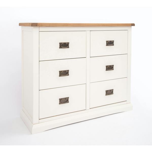 Cabinet Bits Cosenza 6 Drawer Chest of Drawers Bras Drop Handle