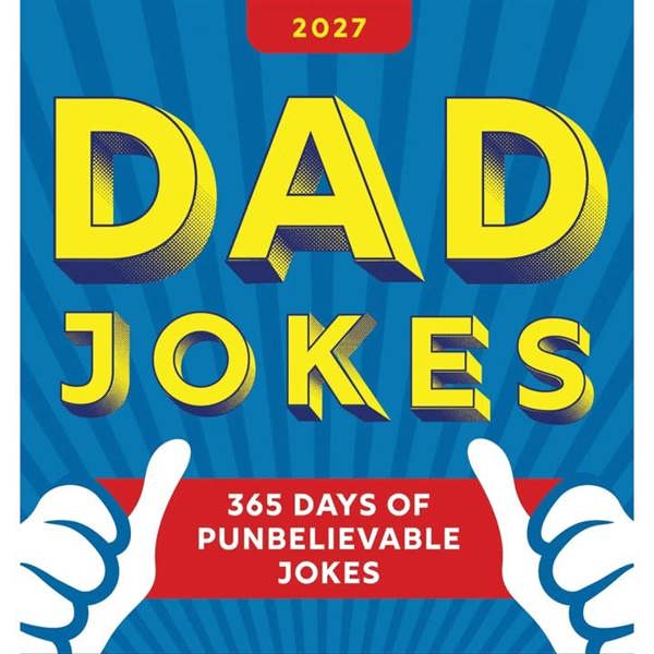 Sourcebooks Dad Jokes Desk Calendar 2027, Desk Calendars, Day To View, Humour, Gift