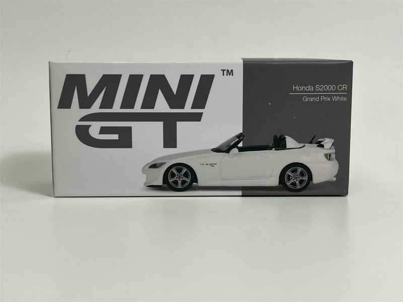 Mini GT Honda S2000 AP2 CR Grand Prix White LHD 1:64 Scale MGT00656L