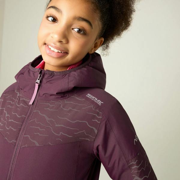 Regatta Childrens/Kids Illuma Reflective Waterproof Insulated Jacket - Fig - 