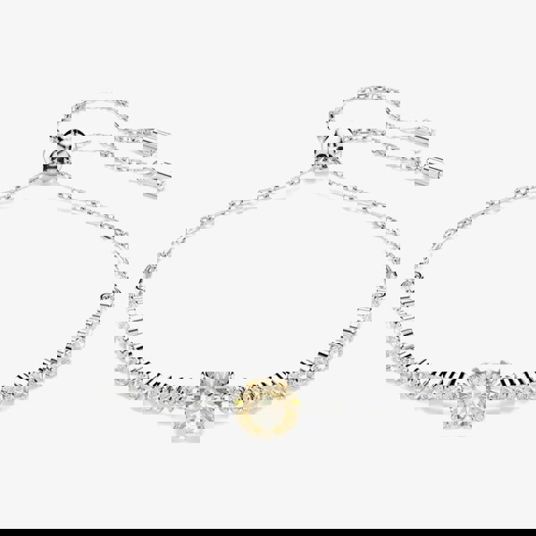 Swarovski Matrix Tennis Mixed Cut Rhodium Plated Bracelet 5690694