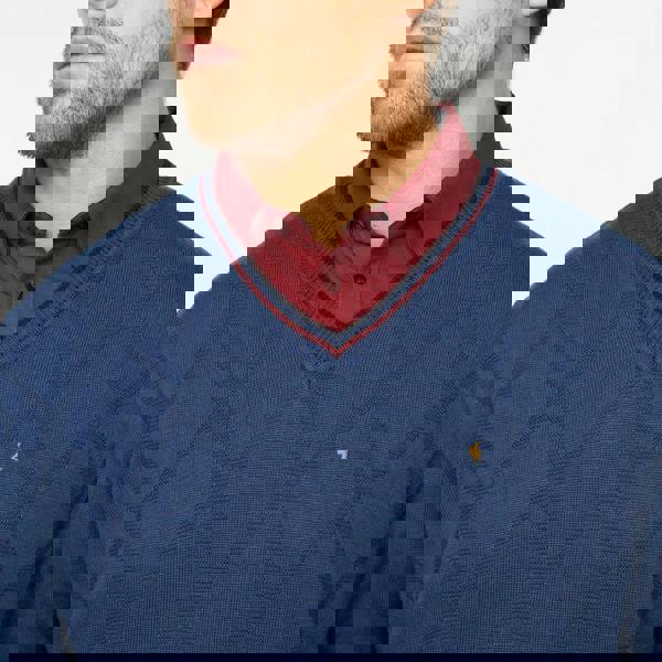 Gabicci G55M04 Fancy Vee Neck Sweater Gabicci Classic ATLANTIC