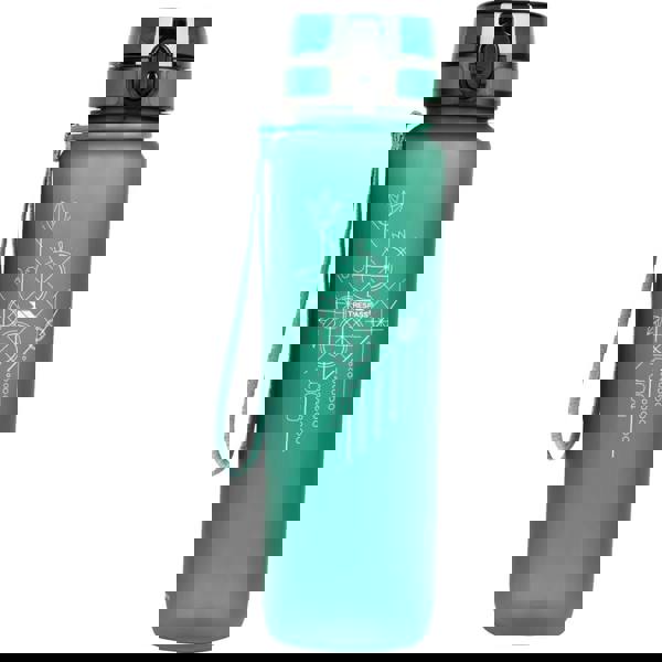 Trespass Novalock Sports Water Bottle - Bright Green