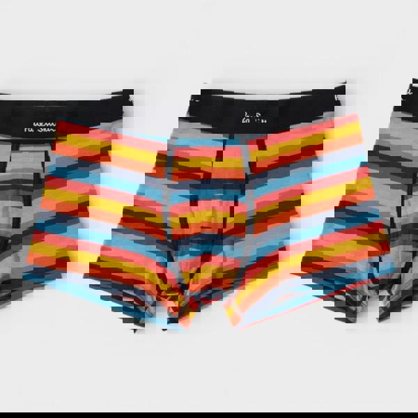 Paul Smith 3-Pack Organic Cotton Stretch Boxers Trunk Black