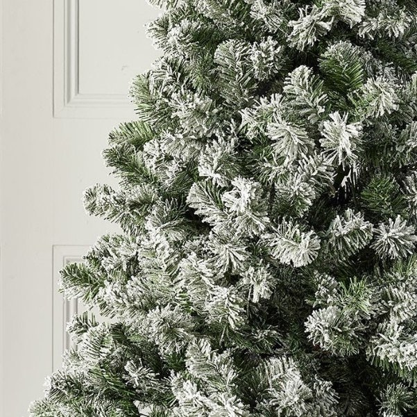 Samuel Alexander 4ft Snowy Imperial Pine White Green Fir Artificial Christmas Tree