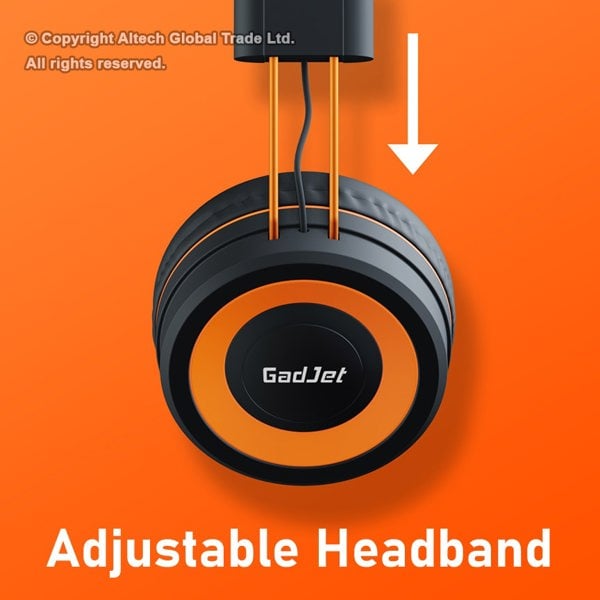 GadJet Foldable Hybrid Wireless Headphones