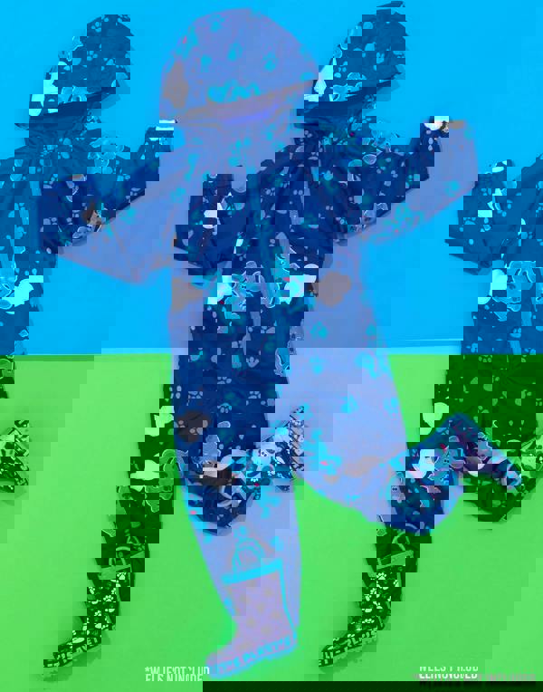 Vanilla Underground Blue's Clues & You! Unisex Kids Blue Puddle Suit