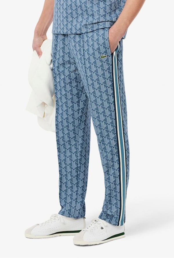 Lacoste Paris Monogram Sweatpants - Blue