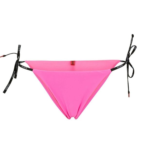 Hugo Womens/Ladies Pure Side Tie Bikini Bottoms - Pink