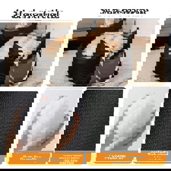 Skylos Dog Car Seat Travel Bed Carrier Portable Pet Booster Seat Washable Puppy