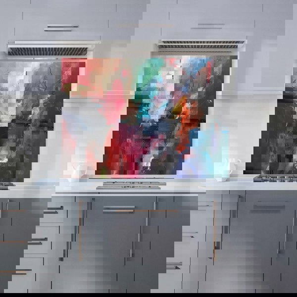 Warren Reed - Designer Cosmic Fusion: Colours Of The Universe Kitchen Splashback