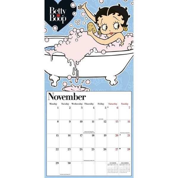 Betty Boop Calendar 2027, Wall Calendars, Month To View, Humour, Gift