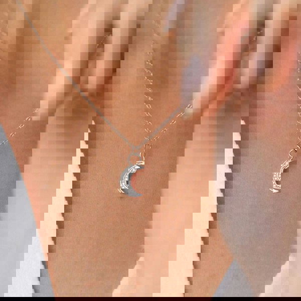 Gold Trip Celestial Moon Necklace