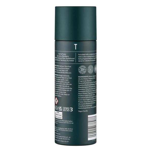 Ted Baker Fusion Enigmatic Body Spray Deodorant 200ml