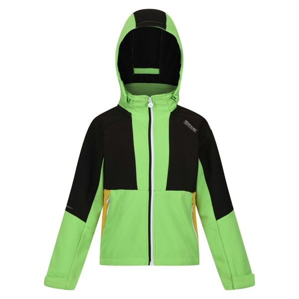 Regatta Boy's Haydenbury Soft Shell Jacket - Jasmine Green/Black