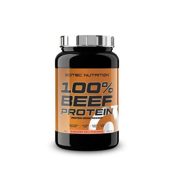 SciTec 100% Beef Protein, Cinnamon Roll - 900g