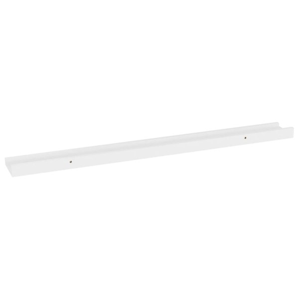 Berkfield Wall Shelves 4 pcs White 80x9x3 cm
