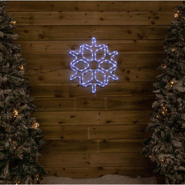 Samuel Alexander 57cm RGB Digital Light up Christmas Snowflake with Remote Control & Timer Function