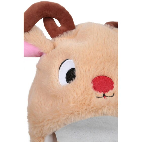 Mountain Warehouse Kids Cuddly Christmas Winter Hat - Brown