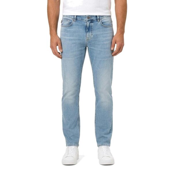 BOSS Delaware Soft Motion Slim Fit Jeans Light Blue