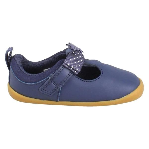 Clarks Girls Clarks Polka Dot T-Bar Pre Walking Shoes Roamer Trim