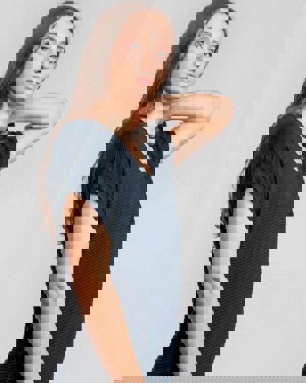 Great Plains Ottilie Rouched Sleeve Womens Tshirt Dress