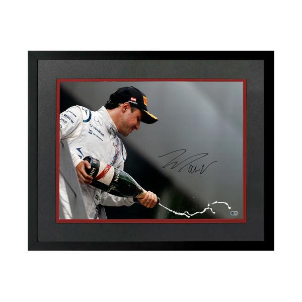 Felipe Massa Signed 16x12 Image Deluxe Mount Frame (ACG Cert)