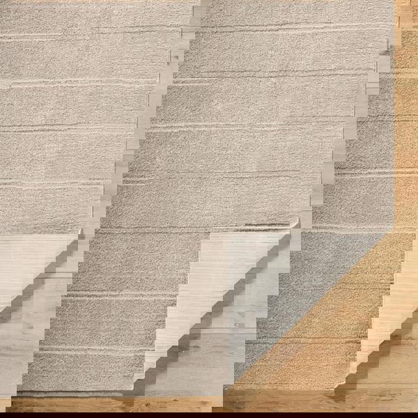 Livabliss Our Pnw Home Cascade-Modern Beige Brown Graphic High Pile Rug