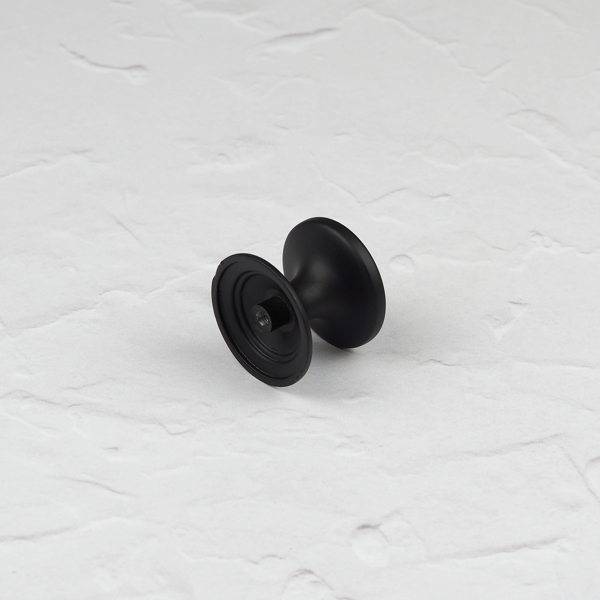 Handle & Home Matt Black Contemporary Cup Handles and Coordinating Knobs