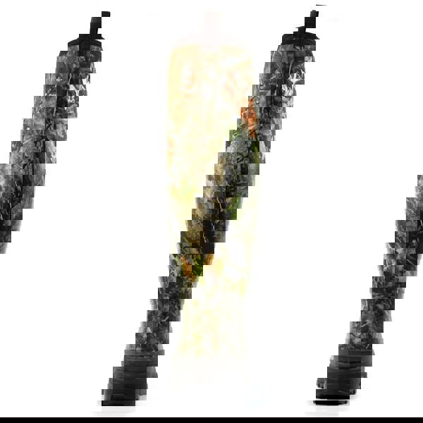 Grisport GriSport Swamp Mens Camo Neoprene Fishing Hunting Farm Wellies Boots, rear view of waterproof camouflage rubber footwear with sturdy sole for outdoor activities.