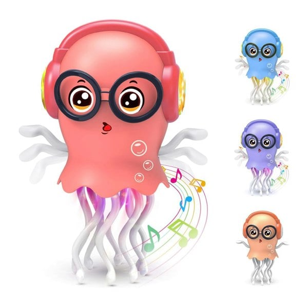 Dragodirect Interactive Magic Jellyfish Toy Dancing Lights and Music for Kids Sensory Play