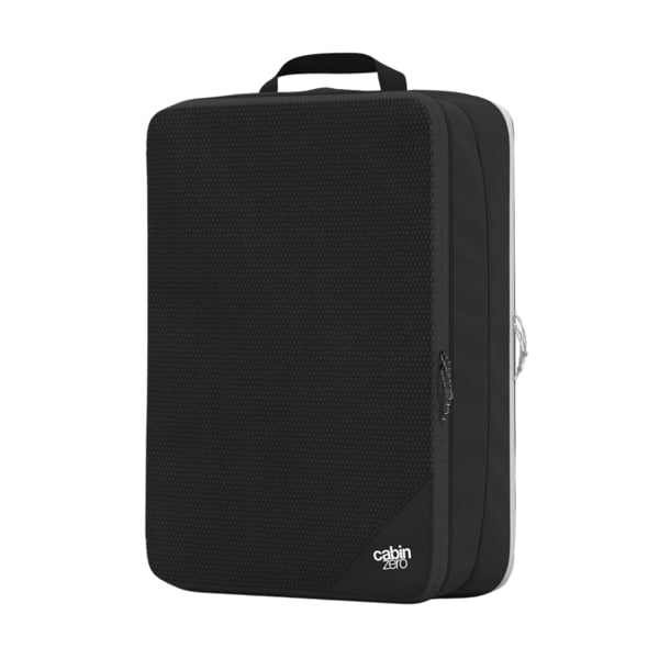 CabinZero Classic Clean Dirty Packing Cube L, Two Compartments and Mesh Window, Fully Flat