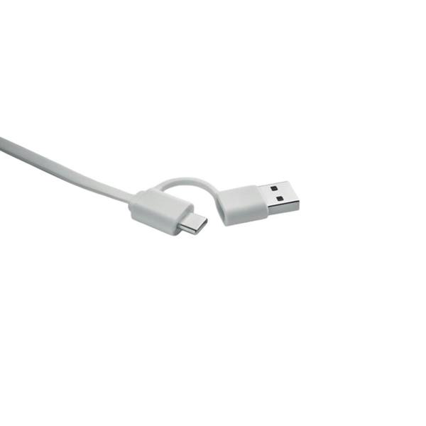 MidOcean Linea Retractable Connector Cable - White - 