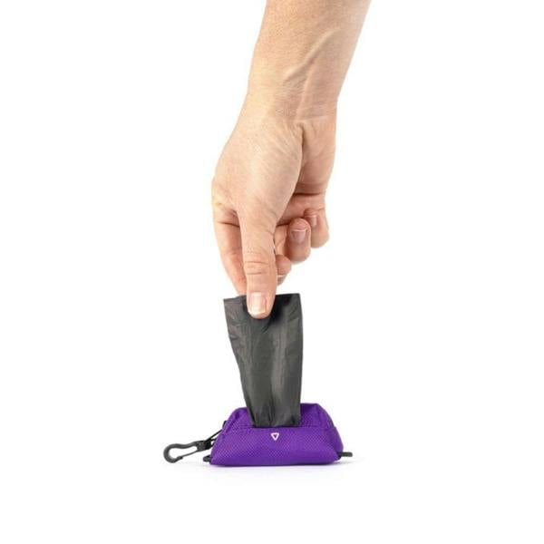EzyDog Essential Poop Bag Holder in Purple