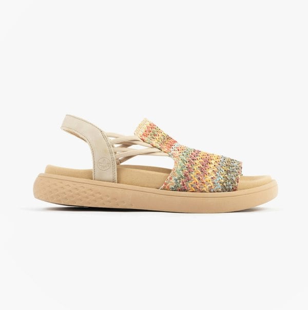 Rieker V1541-90 Womens Sandals - Multi